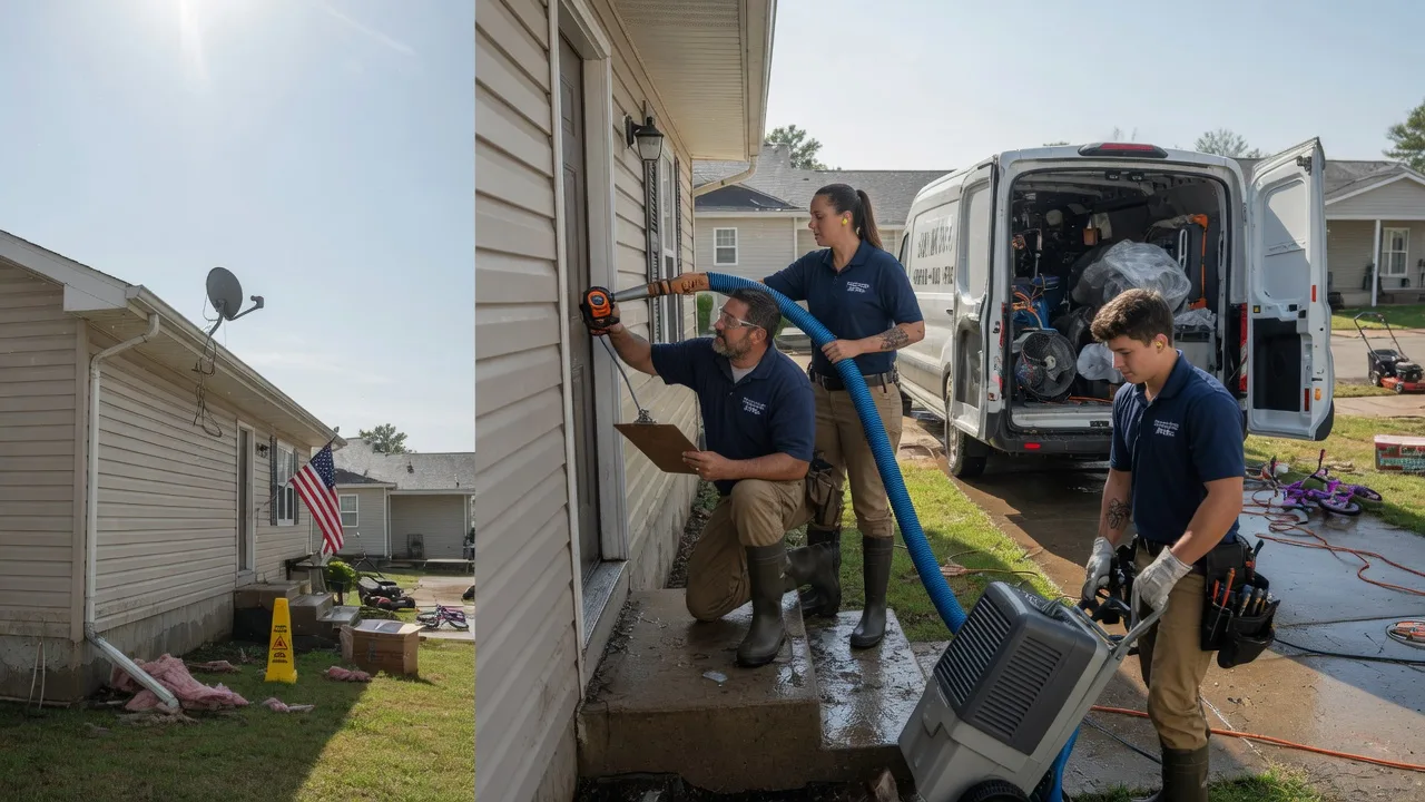 Ceiling Water Damage Restoration in Dublin, NC near me